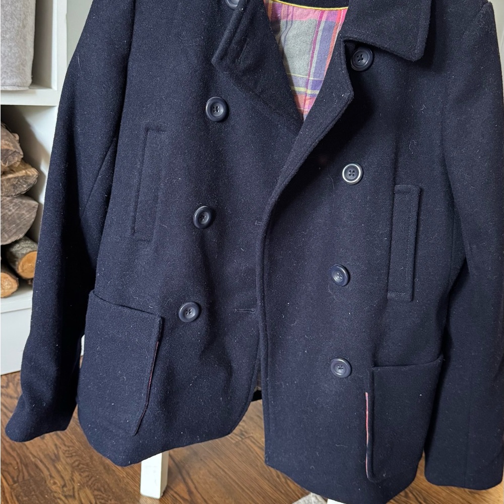 Mini Boden / Johnny B Navy Kids Pea Coat